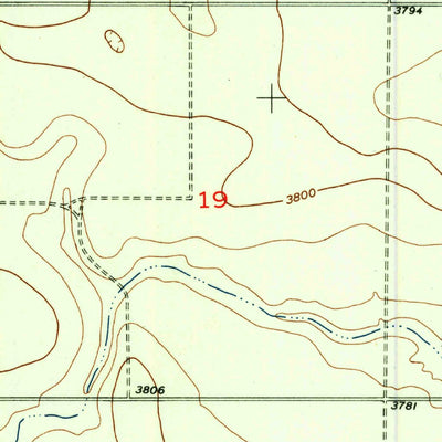 United States Geological Survey Julesburg SE, CO (1952, 24000-Scale) digital map
