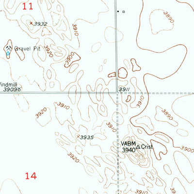United States Geological Survey Julesburg SW, CO (1952, 24000-Scale) digital map