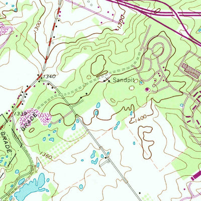United States Geological Survey Julian, PA (1962, 24000-Scale) digital map
