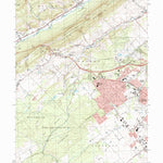 United States Geological Survey Julian, PA (1994, 24000-Scale) digital map