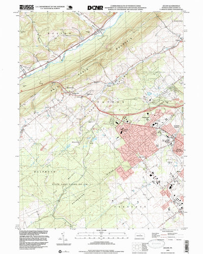 United States Geological Survey Julian, PA (1994, 24000-Scale) digital map