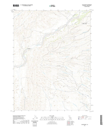 United States Geological Survey Julian Rocks, CA (2021, 24000-Scale) digital map