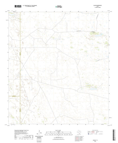 United States Geological Survey Julian, TX (2022, 24000-Scale) digital map