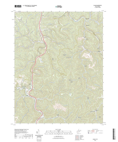 United States Geological Survey Julian, WV (2023, 24000-Scale) digital map
