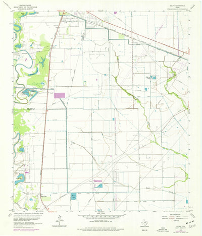 United States Geological Survey Juliff, TX (1963, 24000-Scale) digital map