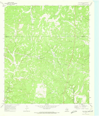 United States Geological Survey Julio Draw, TX (1970, 24000-Scale) digital map