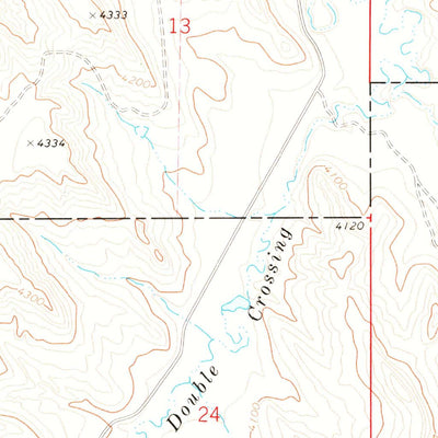 United States Geological Survey Julio Draw, WY (1971, 24000-Scale) digital map