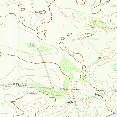 United States Geological Survey Jumbo Hill, TX (1971, 24000-Scale) digital map