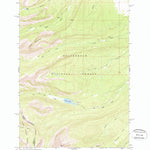 United States Geological Survey Jumbo Mountain, MT-ID (1966, 24000-Scale) digital map