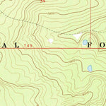 United States Geological Survey Jumbo Mountain, MT-ID (1966, 24000-Scale) digital map