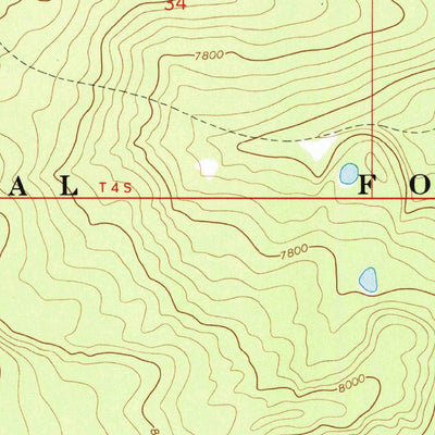 United States Geological Survey Jumbo Mountain, MT-ID (1966, 24000-Scale) digital map