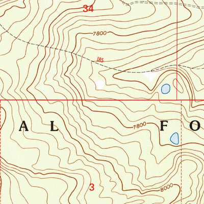 United States Geological Survey Jumbo Mountain, MT-ID (1997, 24000-Scale) digital map