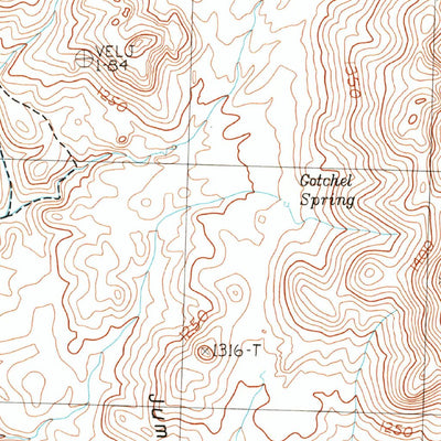 United States Geological Survey Jumbo Peak, NV (1983, 24000-Scale) digital map
