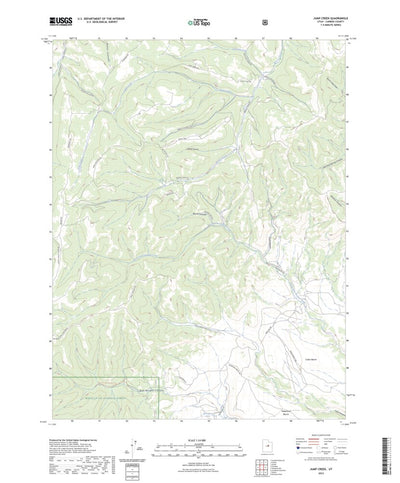 United States Geological Survey Jump Creek, UT (2023, 24000-Scale) digital map