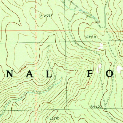 United States Geological Survey Jump-Off Joe Mountain, OR (1990, 24000-Scale) digital map