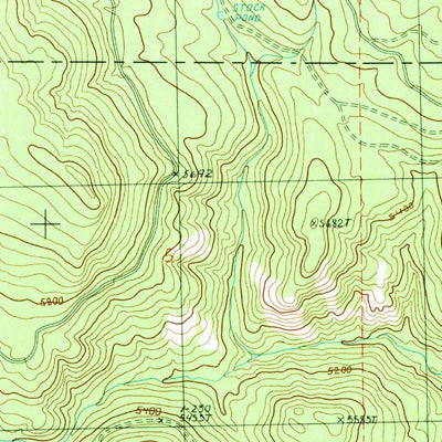 United States Geological Survey Jump-Off Joe Mountain, OR (1990, 24000-Scale) digital map