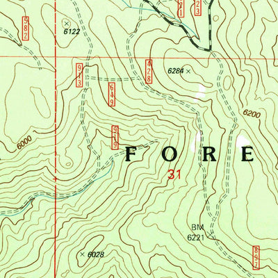 United States Geological Survey Jump-Off Joe Mountain, OR (1999, 24000-Scale) digital map