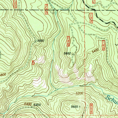 United States Geological Survey Jump-Off Joe Mountain, OR (1999, 24000-Scale) digital map