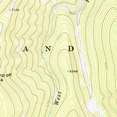 United States Geological Survey Jump Off Peak, MT (1970, 24000-Scale) digital map