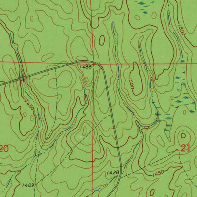 United States Geological Survey Jump River Fire Tower, WI (1970, 24000-Scale) digital map