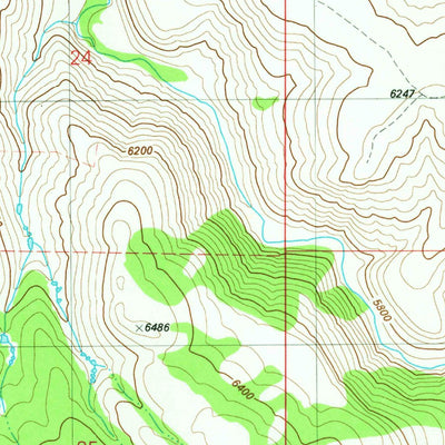 United States Geological Survey Jumpoff Hill, ID (1981, 24000-Scale) digital map