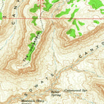United States Geological Survey Jumpup Canyon, AZ (1957, 62500-Scale) digital map