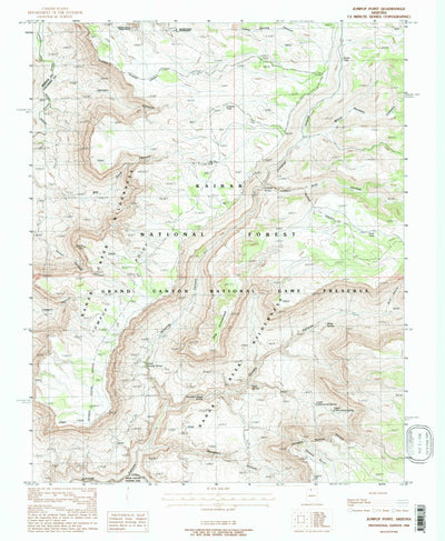 United States Geological Survey Jumpup Point, AZ (1988, 24000-Scale) digital map