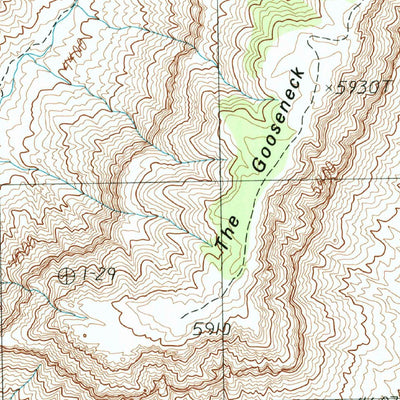 United States Geological Survey Jumpup Point, AZ (1988, 24000-Scale) digital map