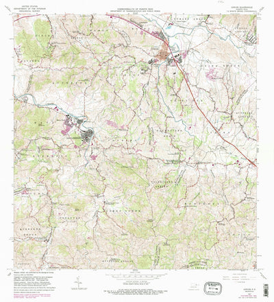 United States Geological Survey Juncos, PR (1967, 20000-Scale) digital map