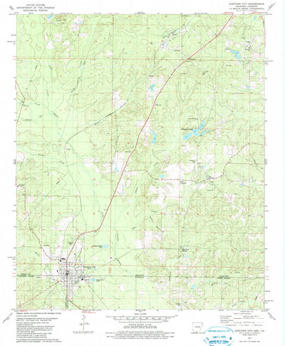 United States Geological Survey Junction City, AR-LA (1981, 24000-Scale) digital map