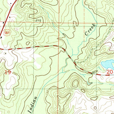 United States Geological Survey Junction City, AR-LA (1981, 24000-Scale) digital map