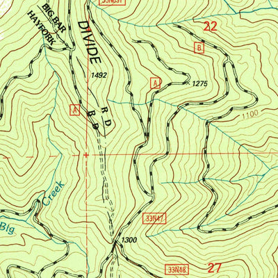 United States Geological Survey Junction City, CA (1998, 24000-Scale) digital map