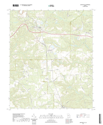 United States Geological Survey Junction City, GA (2020, 24000-Scale) digital map