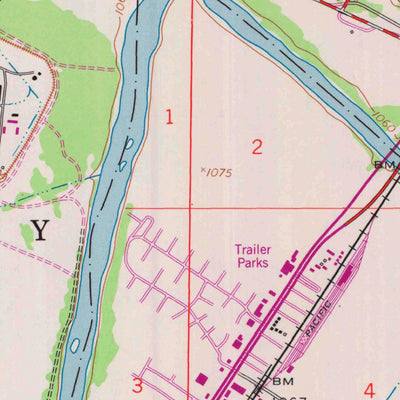 United States Geological Survey Junction City, KS (1955, 24000-Scale) digital map