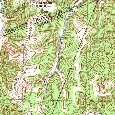 United States Geological Survey Junction City, KY (1952, 24000-Scale) digital map