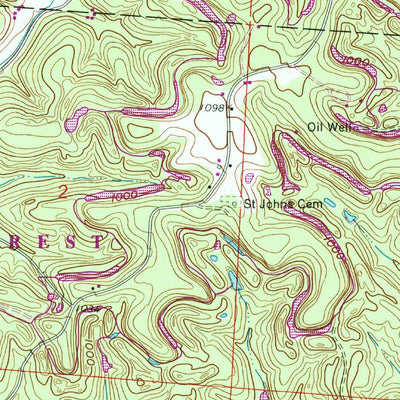 United States Geological Survey Junction City, OH (1961, 24000-Scale) digital map