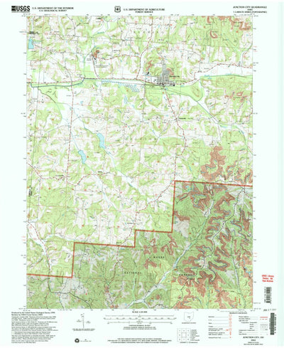 United States Geological Survey Junction City, OH (2002, 24000-Scale) digital map