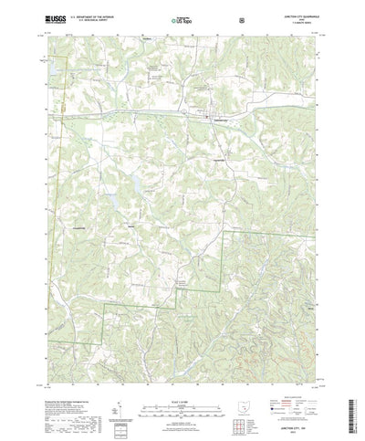 United States Geological Survey Junction City, OH (2023, 24000-Scale) digital map