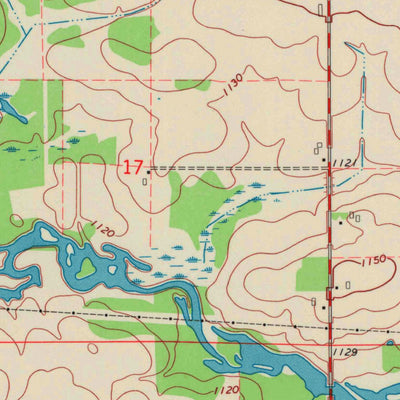 United States Geological Survey Junction City, WI (1970, 24000-Scale) digital map