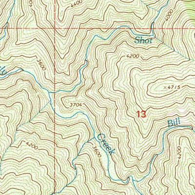 United States Geological Survey Junction Mountain, ID (1994, 24000-Scale) digital map