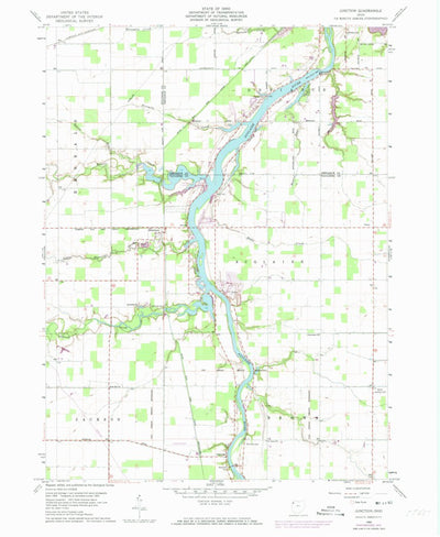 United States Geological Survey Junction, OH (1960, 24000-Scale) digital map