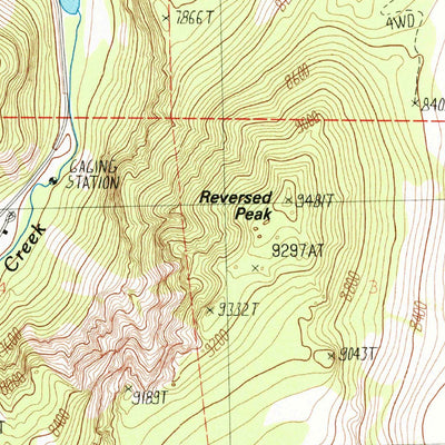United States Geological Survey June Lake, CA (1986, 24000-Scale) digital map