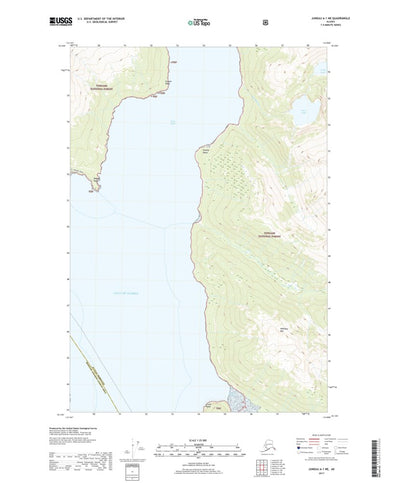 United States Geological Survey Juneau A-1 NE, AK (2017, 25000-Scale) digital map