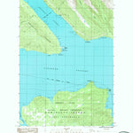 United States Geological Survey Juneau A-1 NW, AK (1986, 25000-Scale) digital map