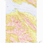 United States Geological Survey Juneau A-2, AK (1951, 63360-Scale) digital map