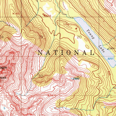 United States Geological Survey Juneau A-2, AK (1951, 63360-Scale) digital map