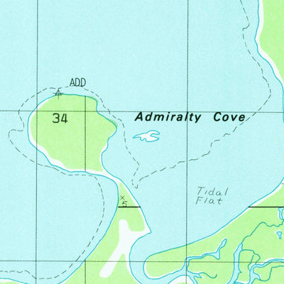United States Geological Survey Juneau A-2 NW, AK (1986, 25000-Scale) digital map