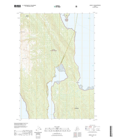 United States Geological Survey Juneau A-3 NE, AK (2021, 25000-Scale) digital map