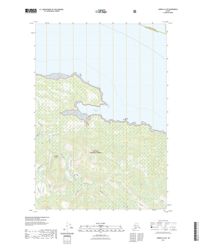 United States Geological Survey Juneau A-4 SE, AK (2021, 25000-Scale) digital map
