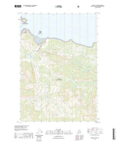 United States Geological Survey Juneau A-4 SW, AK (2021, 25000-Scale) digital map